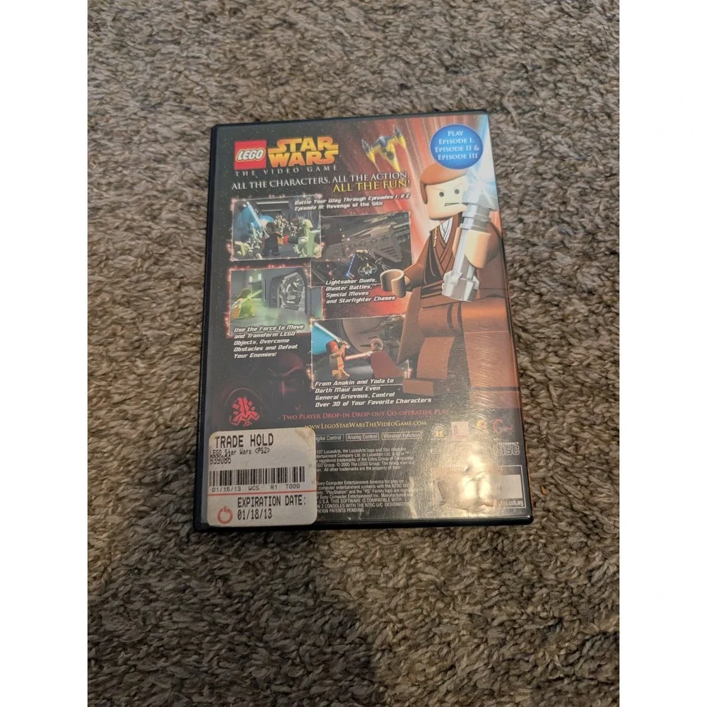 Lego Star Wars The Video Game Sony PlayStation 2 PS2 Action Adventure Eidos